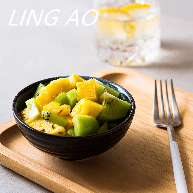 LingAo-Креативная японская керамическая миска, десерт, рис, фруктовая миска, посуда
LingAo-Креативная японская керамическая миска, десерт, рис, фруктовая миска, посуда
