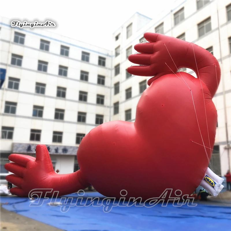 Outdoor Large Advertising Inflatable Heart Balloon 10m Red Lovely Heartbeat Model For Anniversary Promotion And Valentine's Day
Outdoor Large Advertising Inflatable Heart Balloon 10m Red Lovely Heartbeat Model For Anniversary Promotion And Valentine's Day