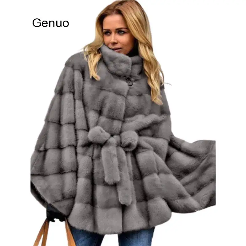Elegant Belt Faux Fox Fur Coat Women Winter Fashion Medium Long Artificial Faux Fur Coats Lady Warm Fake Fox Fur Cloak Overcoats
Elegant Belt Faux Fox Fur Coat Women Winter Fashion Medium Long Artificial Faux Fur Coats Lady Warm Fake Fox Fur Cloak Overcoats