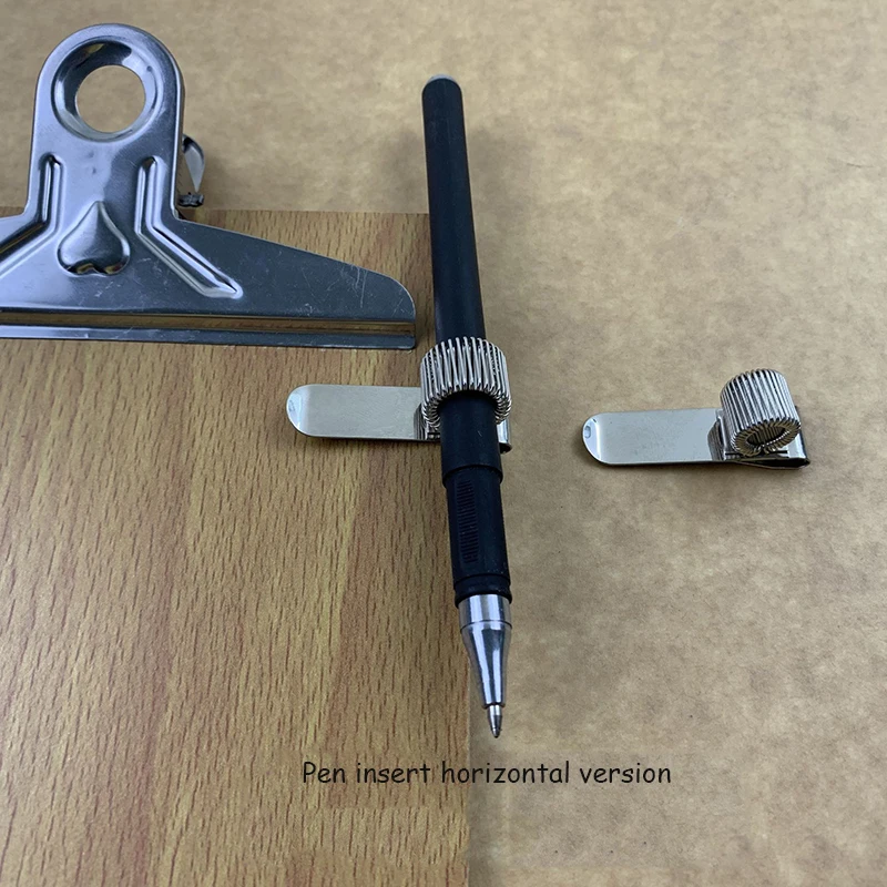 Metallic Material, Portable, Multi-purpose Pen Holder Notebook Pen Holder, Writing Board, Pen Holder, Convenient & Easy To Carry
Metallic Material, Portable, Multi-purpose Pen Holder Notebook Pen Holder, Writing Board, Pen Holder, Convenient & Easy To Carry