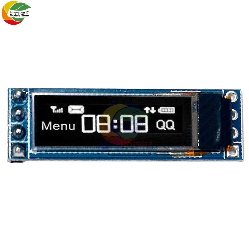 0.69 Inch OLED Display Module 4PIN UG-9616TSWCG02 96*16 White Light I2C IIC Suitable for Arduino TS100 TS08 Brand New Original
0.69 Inch OLED Display Module 4PIN UG-9616TSWCG02 96*16 White Light I2C IIC Suitable for Arduino TS100 TS08 Brand New Original