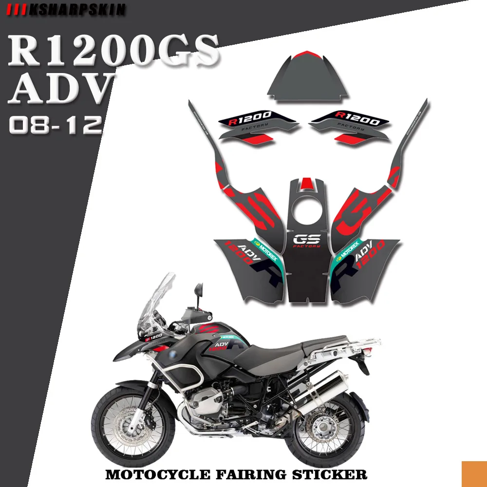 Motorcycle body modification fairing decorative protection sticker is suitable for BMW R1200GS ADV 2008-2012
Motorcycle body modification fairing decorative protection sticker is suitable for BMW R1200GS ADV 2008-2012