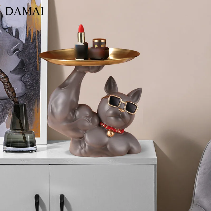 French Bulldog Decorative Figurine Creativity Funny Animal Decor Candy Snacks Storage Trays Coffee Table Decoration Ornaments
French Bulldog Decorative Figurine Creativity Funny Animal Decor Candy Snacks Storage Trays Coffee Table Decoration Ornaments