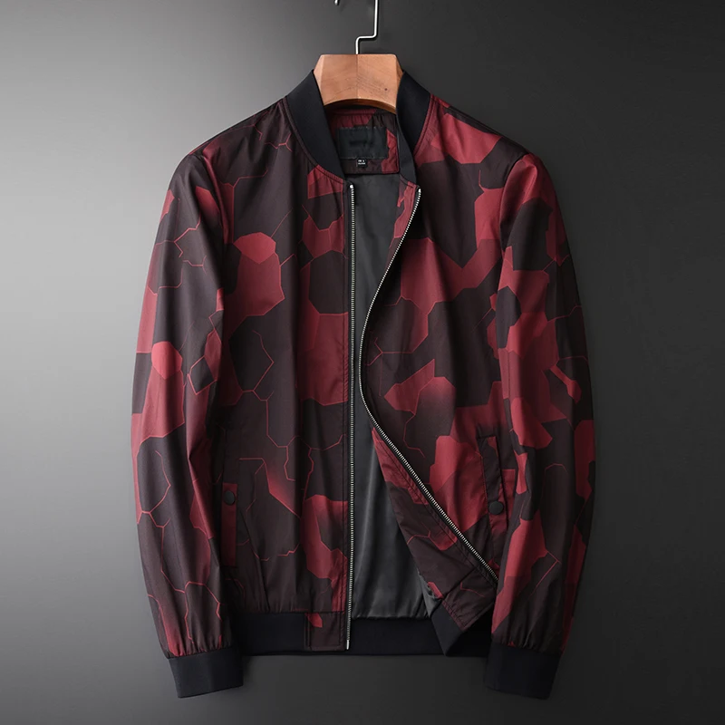 Stand Collar Men Luxury 3d Dark Grain Printing Mens Jackets And Spring Autumn Slim Fit Man Coats Plus Size
Stand Collar Men Luxury 3d Dark Grain Printing Mens Jackets And Spring Autumn Slim Fit Man Coats Plus Size