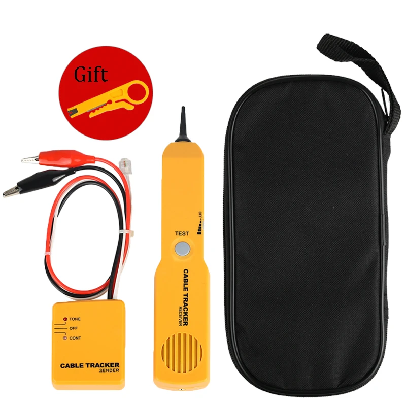 Cable Tracker Receiver Tone Cont Diagnose Tone Finder Telephone Wire Cable Tester Toner Tracer inder Detector Networking Tools
Cable Tracker Receiver Tone Cont Diagnose Tone Finder Telephone Wire Cable Tester Toner Tracer inder Detector Networking Tools