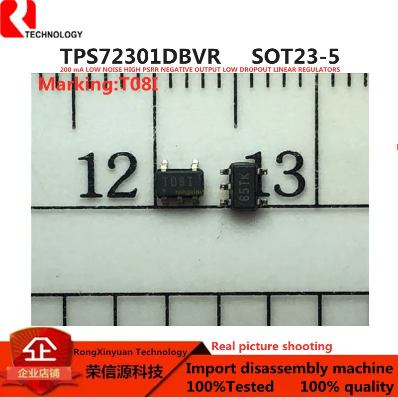 5 шт. TPS72301DBVR маркировка: T08I TPS72301DBVT TPS72301 200mA низкий уровень шума, высокий PSRR Отрицательный выход, линейные регуляторы с низким выпадением
5 шт. TPS72301DBVR маркировка: T08I TPS72301DBVT TPS72301 200mA низкий уровень шума, высокий PSRR Отрицательный выход, линейные регуляторы с низким выпадением
