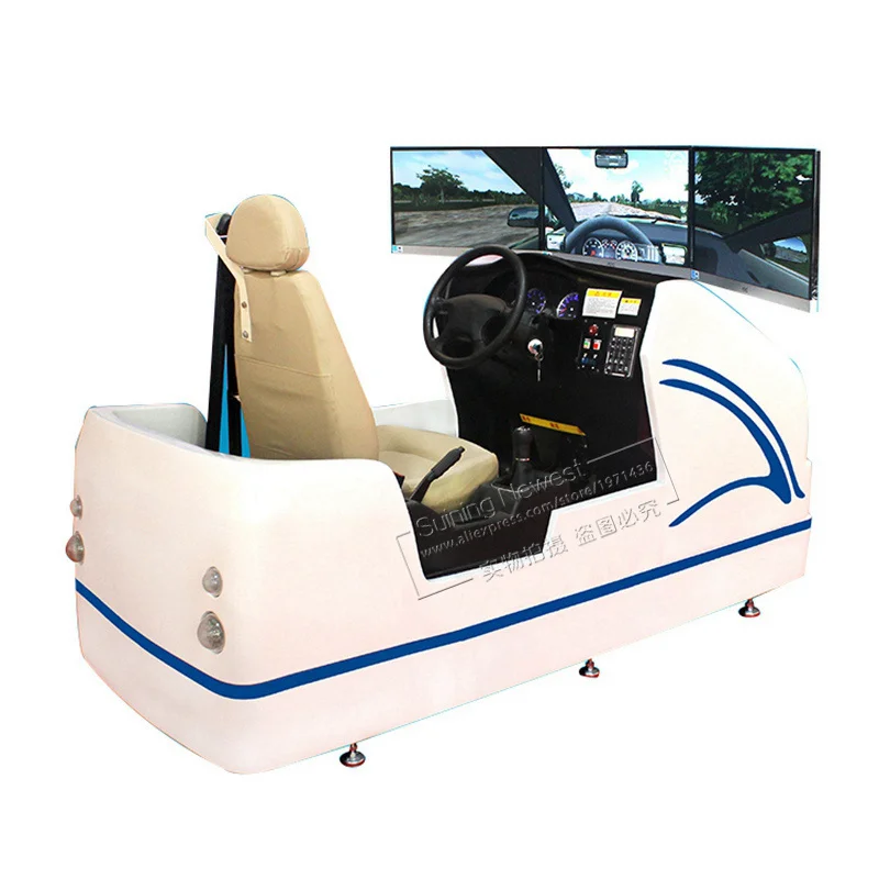 3 Screen Vehicle Auto Driving School Equipment Standard Car Driving Simulator Machine For School Training
3 Screen Vehicle Auto Driving School Equipment Standard Car Driving Simulator Machine For School Training