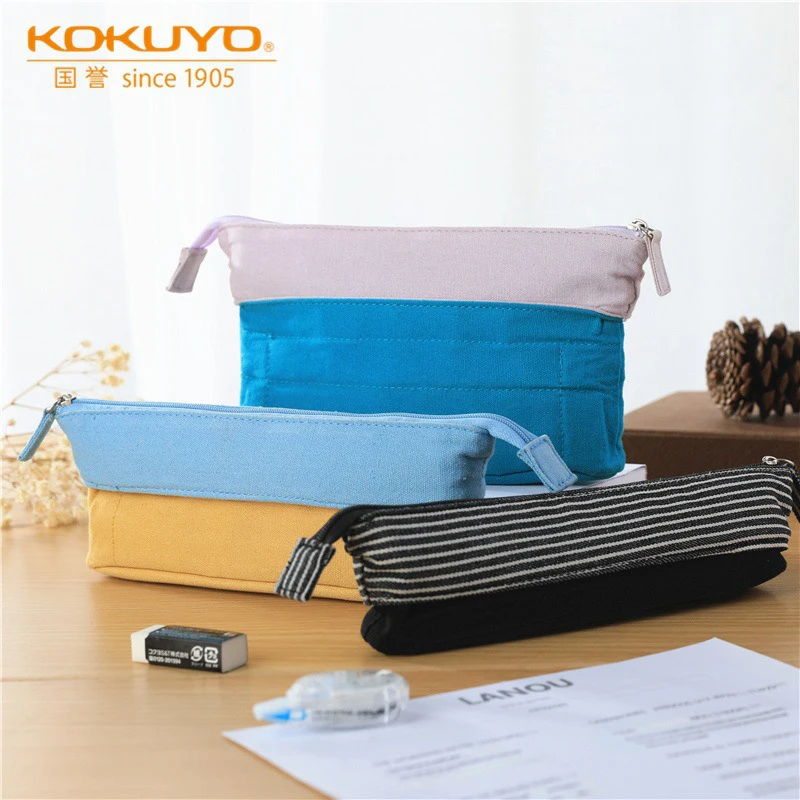 1pc KOKUYO Three-layer Foldable Pencil Bag NOVITA-OIL Expandable Large-capacity Canvas Pencil Case WSG-PC121
1pc KOKUYO Three-layer Foldable Pencil Bag NOVITA-OIL Expandable Large-capacity Canvas Pencil Case WSG-PC121