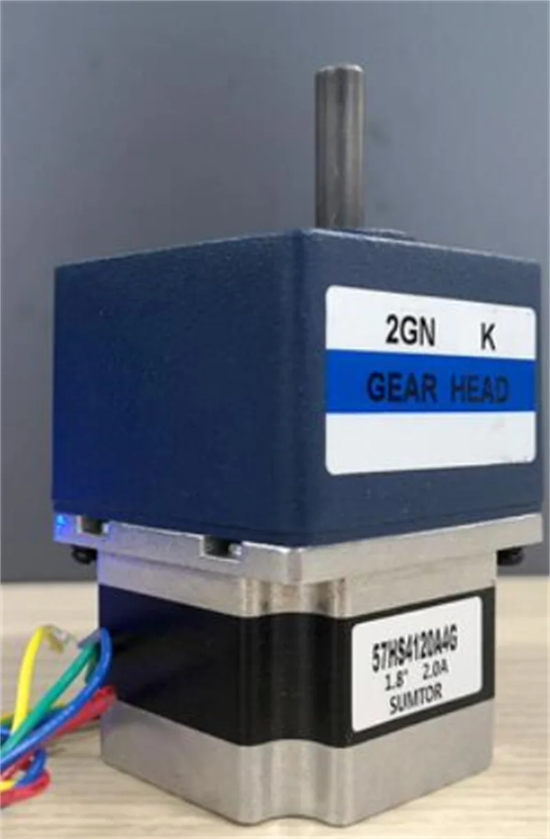 Frame 57mm Gearbox Stepper Motor NEMA 23 Geared Stepper Motor Length 41mm 0.55N.m 2A Ratio 3:1 or 5:1 or 10:1
Frame 57mm Gearbox Stepper Motor NEMA 23 Geared Stepper Motor Length 41mm 0.55N.m 2A Ratio 3:1 or 5:1 or 10:1