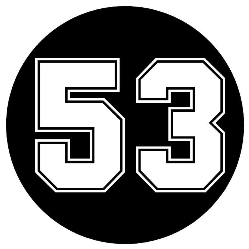 CS-10282# Funny Vinyl Decal Number 53 Car Sticker Waterproof Auto Decors on Truck Bumper Rear Window
CS-10282# Funny Vinyl Decal Number 53 Car Sticker Waterproof Auto Decors on Truck Bumper Rear Window
