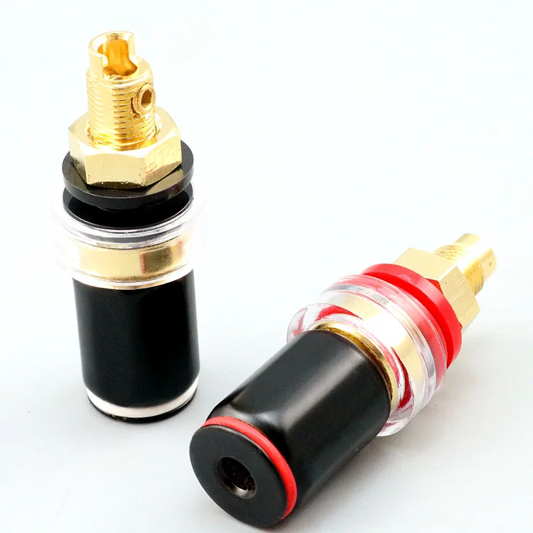 8PCS Terminal Binding Post 4MM Banana Plug Socket HI-END binding post amplifier speaker audio connector terminal
8PCS Terminal Binding Post 4MM Banana Plug Socket HI-END binding post amplifier speaker audio connector terminal
