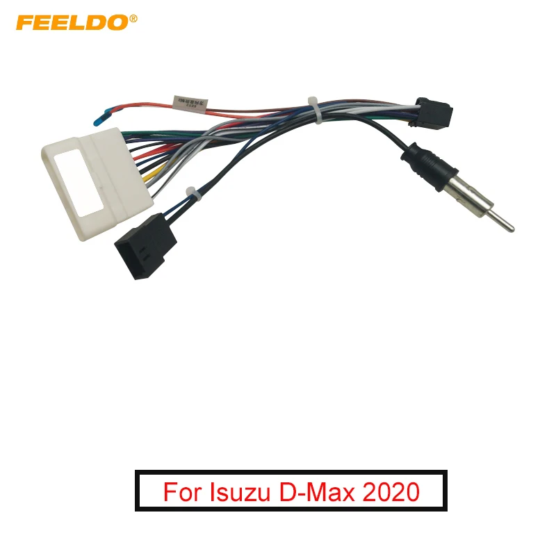 FEELDO Car 16pin Audio Wiring Harness For Isuzu D-Max Aftermarket Stereo Installation Wire Adapter
FEELDO Car 16pin Audio Wiring Harness For Isuzu D-Max Aftermarket Stereo Installation Wire Adapter