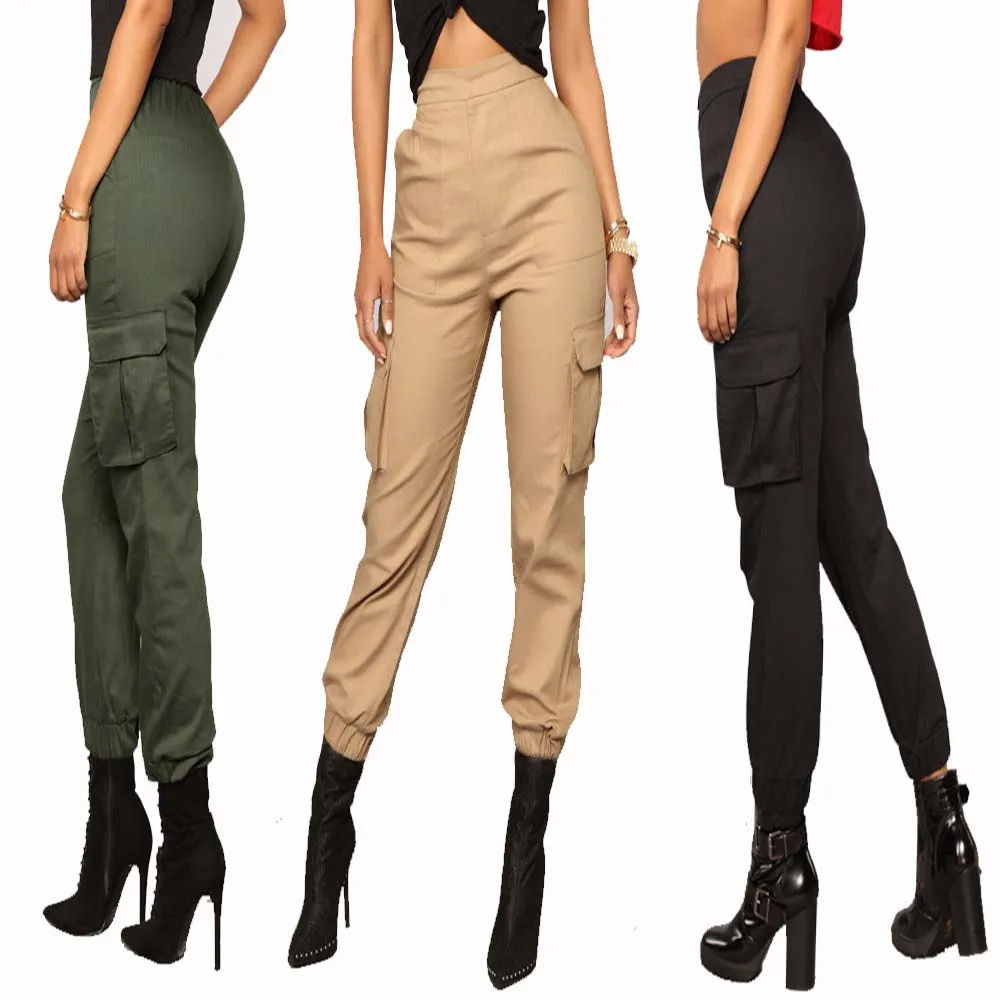 Women Harem Solid Pants Femele New Casual Summer Elastic Pant Women Multi-Pocket Harem Pants Casual Plus Size Overalls Trousers
Women Harem Solid Pants Femele New Casual Summer Elastic Pant Women Multi-Pocket Harem Pants Casual Plus Size Overalls Trousers