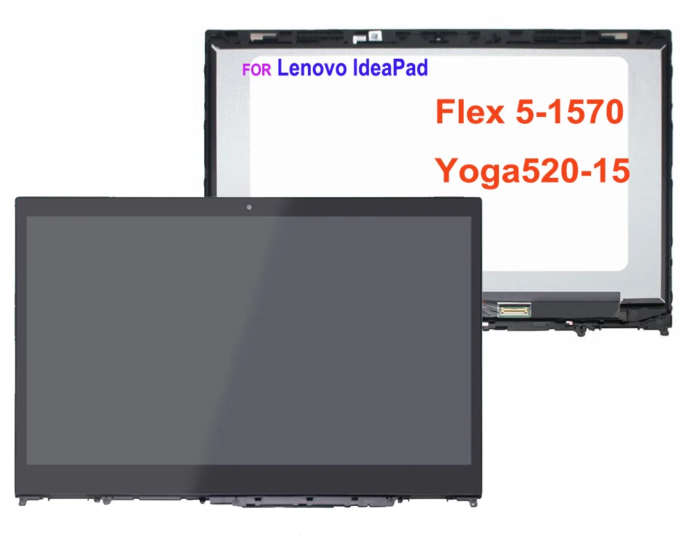 Сменный сенсорный ЖК-экран 15,6 дюйма для Lenovo IdeaPad Flex 5-15 Flex 5-1570 80XB 81CA FLEX 5-1580 Yoga 520-15
Сменный сенсорный ЖК-экран 15,6 дюйма для Lenovo IdeaPad Flex 5-15 Flex 5-1570 80XB 81CA FLEX 5-1580 Yoga 520-15