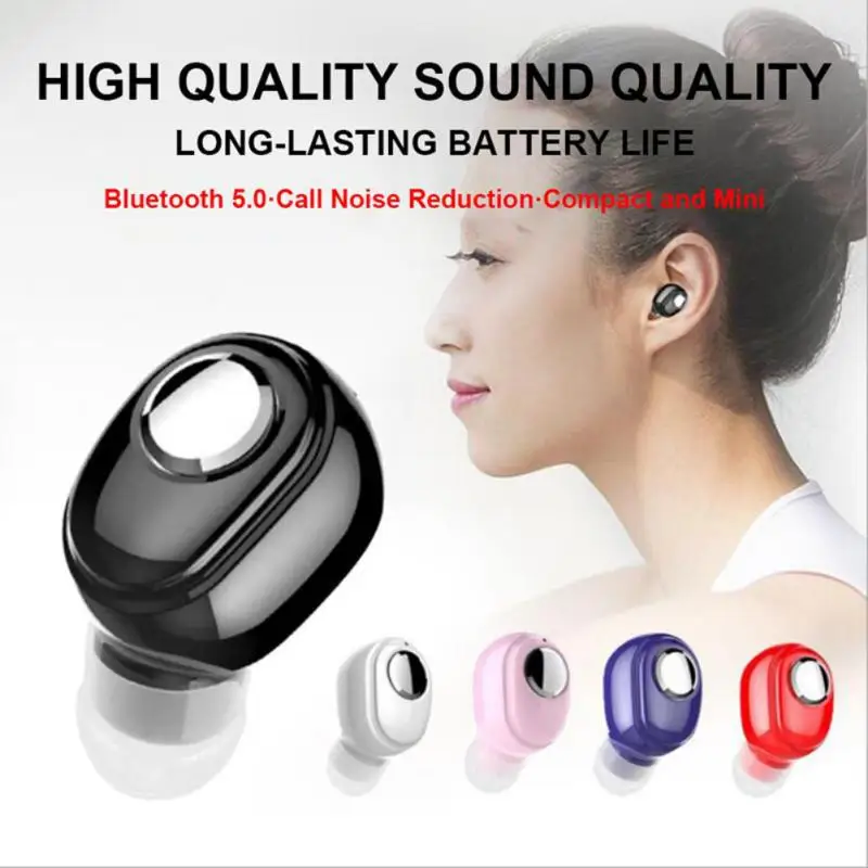 Bluetooth Headset Explosions 6D Reduce The Noise Mini In-ear Monaural 5.0 Stereo Wireless Bluetooth Headset Hot Sale
Bluetooth Headset Explosions 6D Reduce The Noise Mini In-ear Monaural 5.0 Stereo Wireless Bluetooth Headset Hot Sale