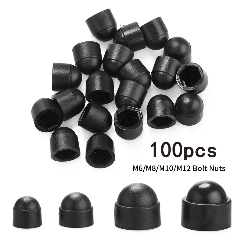 100Pcs M6 M8 M10 M12 Bolt Nut Dome Protection Caps Covers Exposed Hexagon Plastic Screw Ring Fasteners
100Pcs M6 M8 M10 M12 Bolt Nut Dome Protection Caps Covers Exposed Hexagon Plastic Screw Ring Fasteners