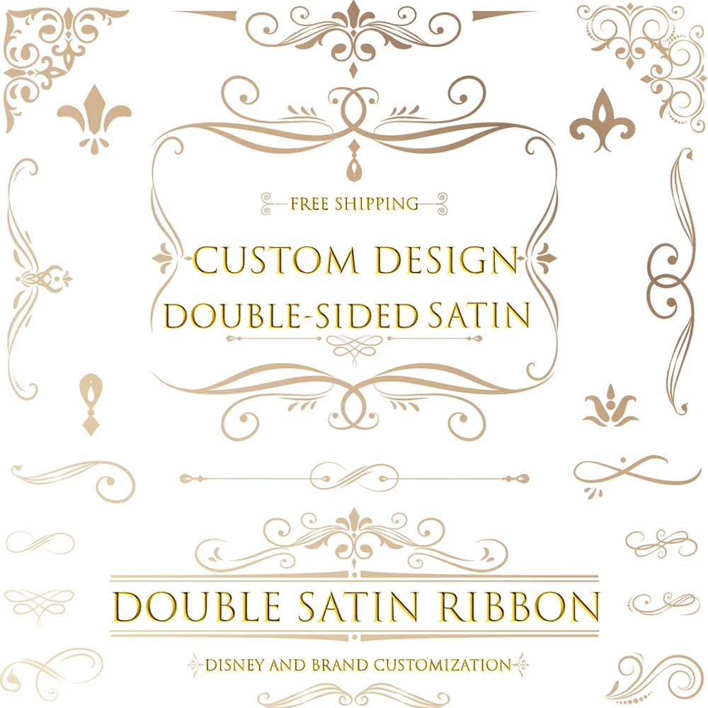 Double Sided Satin Ribbon Design Custom Ribbon Printed Single Sided Printing for DIY Crafts Hair Bow Collar 50/100 Yards
Double Sided Satin Ribbon Design Custom Ribbon Printed Single Sided Printing for DIY Crafts Hair Bow Collar 50/100 Yards