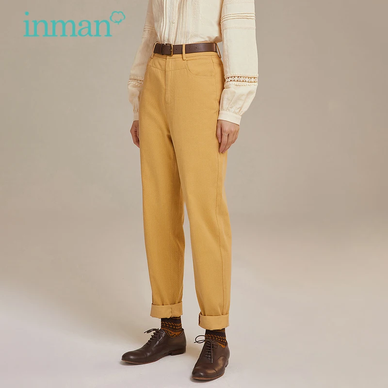 INMAN Autumn Casual Pants Women Retro Literary Style Bottoms Solid Color Loose All-Match Cotton Tapered Trousers
INMAN Autumn Casual Pants Women Retro Literary Style Bottoms Solid Color Loose All-Match Cotton Tapered Trousers