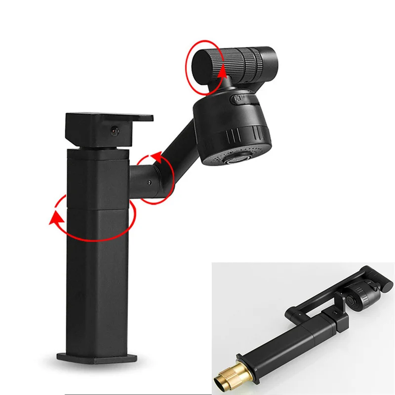 Copper black table basin faucet hot and cold toilet rotating swing basin washbasin faucet
Copper black table basin faucet hot and cold toilet rotating swing basin washbasin faucet