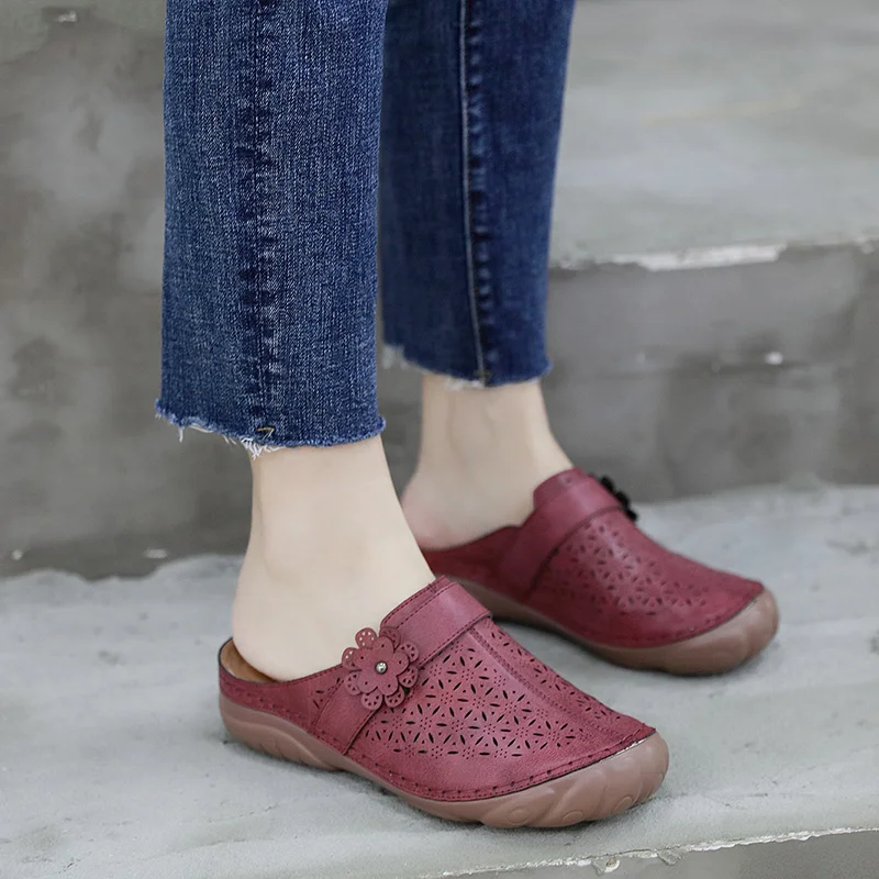 Summer female sandals and slippers low-heeled large size 43-44 one pedal half slippers soft bottom comfortable pregnant slippers
Summer female sandals and slippers low-heeled large size 43-44 one pedal half slippers soft bottom comfortable pregnant slippers