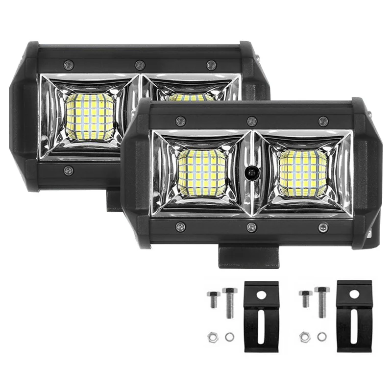 JSLMin Led Work Light 96W 5 Inch Car Spotlight Bar 12v 24v 6000K 4x4 Led Bulbs Headlight for ATV Offroad Boat Motorcycle Tractor
JSLMin Led Work Light 96W 5 Inch Car Spotlight Bar 12v 24v 6000K 4x4 Led Bulbs Headlight for ATV Offroad Boat Motorcycle Tractor