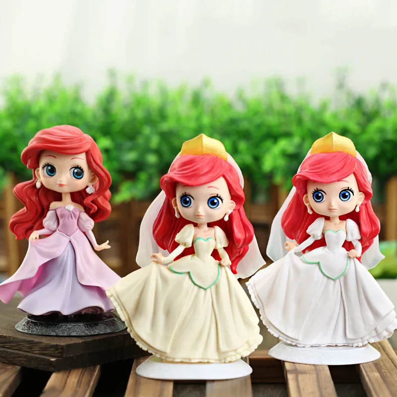 Disney Q Posket Mermaid princess Figures red hair wedding PVC Model Dolls Toys Cake Topper Car Decoration Birthday Gift
Disney Q Posket Mermaid princess Figures red hair wedding PVC Model Dolls Toys Cake Topper Car Decoration Birthday Gift