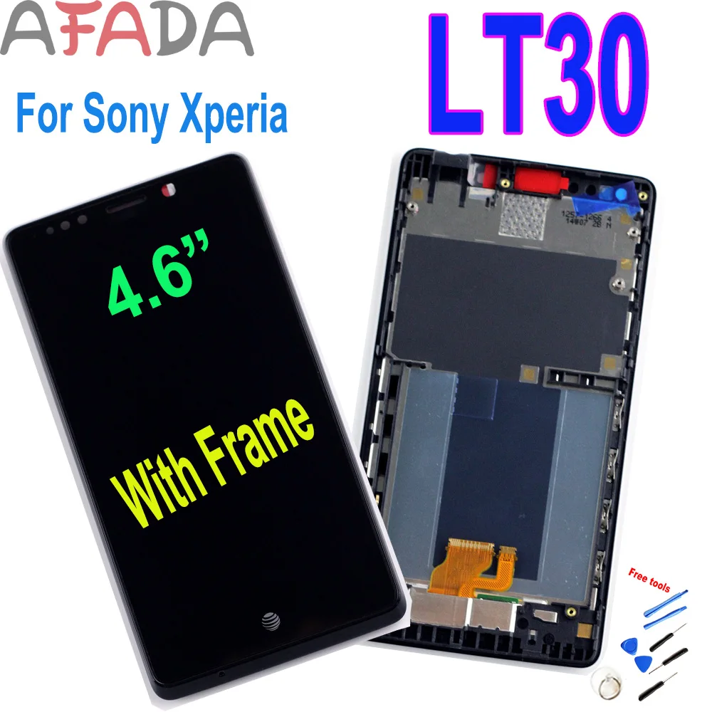 AAA+ 4.6" LCD Display For SONY Xperia LT30 LCD Touch Screen Digitizer Assembly Replacement With Frame Free Shipping
AAA+ 4.6" LCD Display For SONY Xperia LT30 LCD Touch Screen Digitizer Assembly Replacement With Frame Free Shipping
