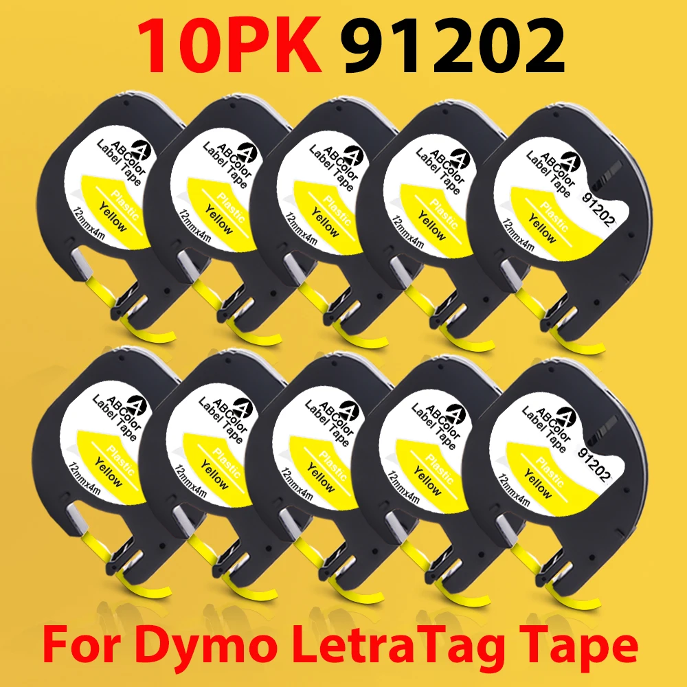 В ABColor 10PK 91202 Ленты Совместимость для Dymo Letratag 91222 91332 LT 91202 черный на желтом цвете картридж для печати этикеток для Dymo LT-100H
В ABColor 10PK 91202 Ленты Совместимость для Dymo Letratag 91222 91332 LT 91202 черный на желтом цвете картридж для печати этикеток для Dymo LT-100H