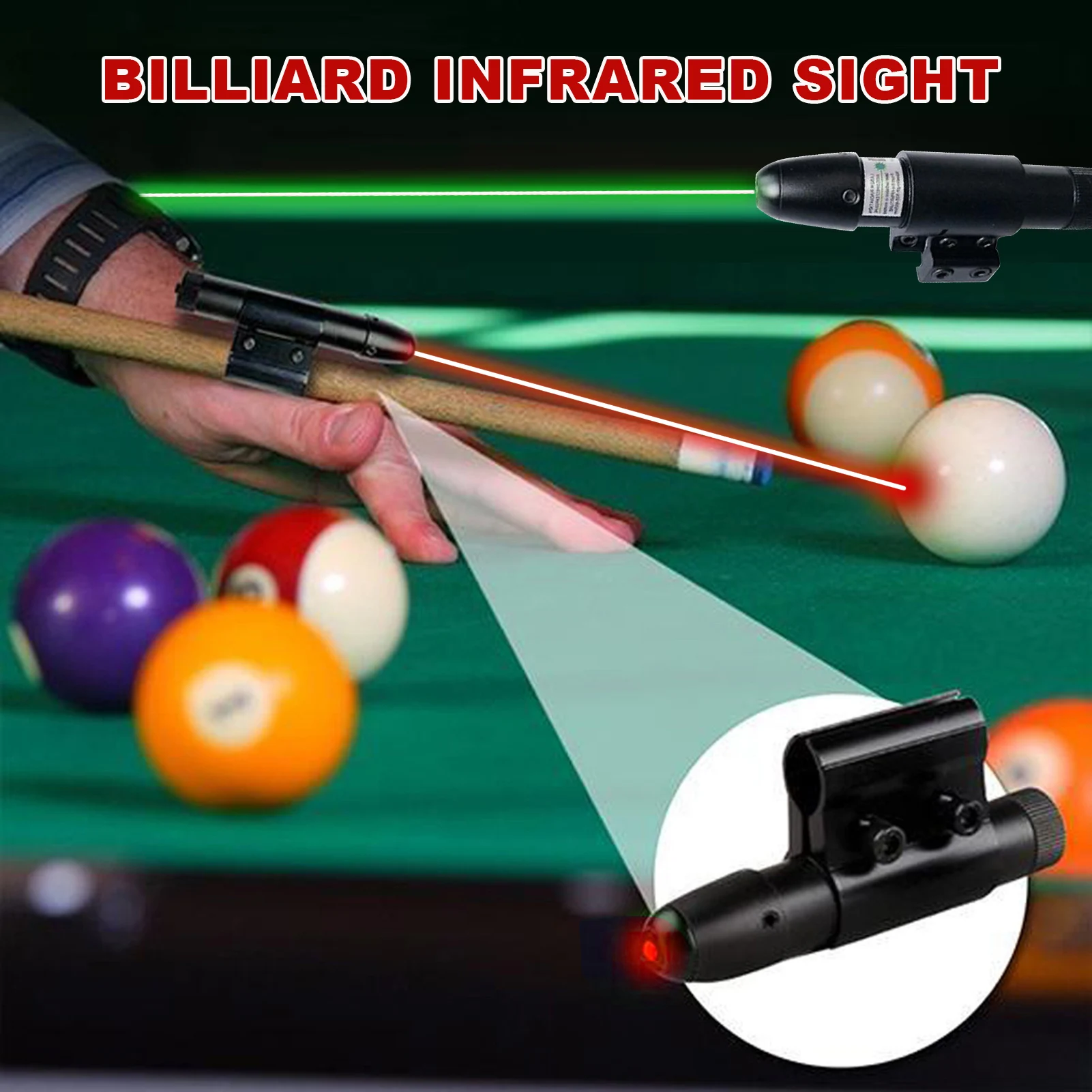 StrikeMaster Snooker Laser Sight Billiard Training Equipment Snooker Cues Laser Action Correction Exerciser Billar Accessories
StrikeMaster Snooker Laser Sight Billiard Training Equipment Snooker Cues Laser Action Correction Exerciser Billar Accessories