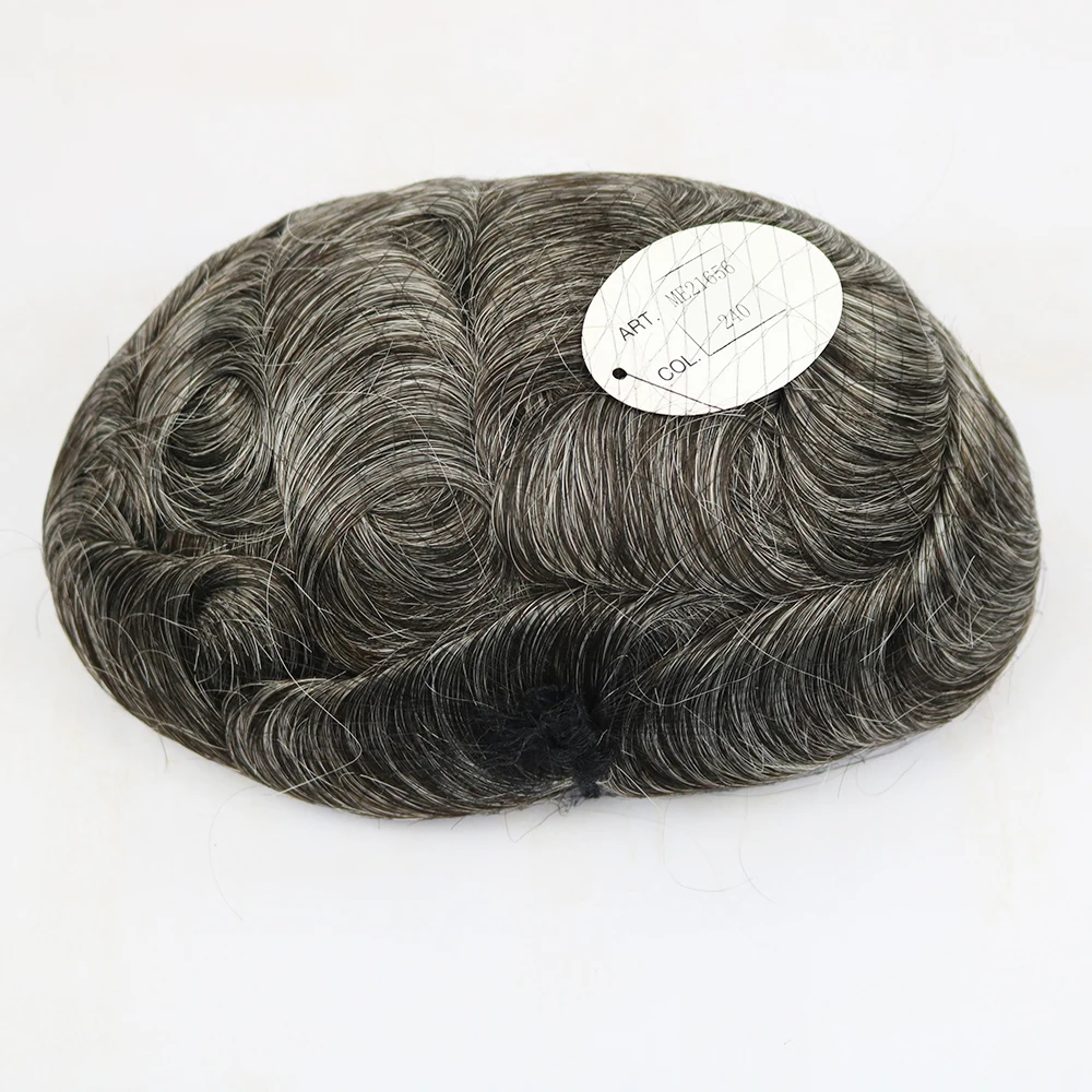 V-looped Hairline Micro Knots Back Thin Skin Base Toupee Hair Replacement System 100% Remy Mirage Human Hair Men's Wig
V-looped Hairline Micro Knots Back Thin Skin Base Toupee Hair Replacement System 100% Remy Mirage Human Hair Men's Wig