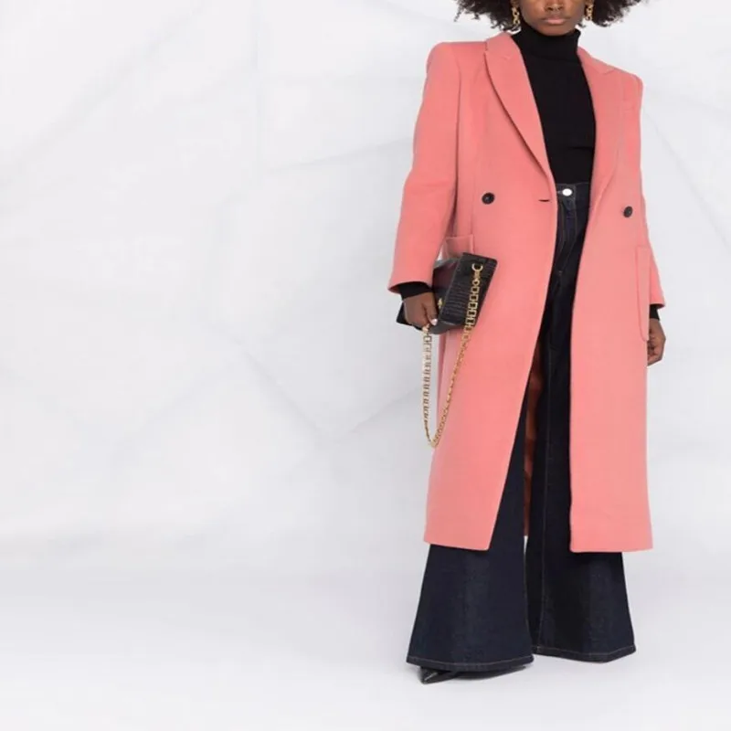 Simple Two Button X-long Imitation Cashmere Coats Women New Autumn Winter Back Split Solid Notched Open Stitch Overcoat s1648
Simple Two Button X-long Imitation Cashmere Coats Women New Autumn Winter Back Split Solid Notched Open Stitch Overcoat s1648