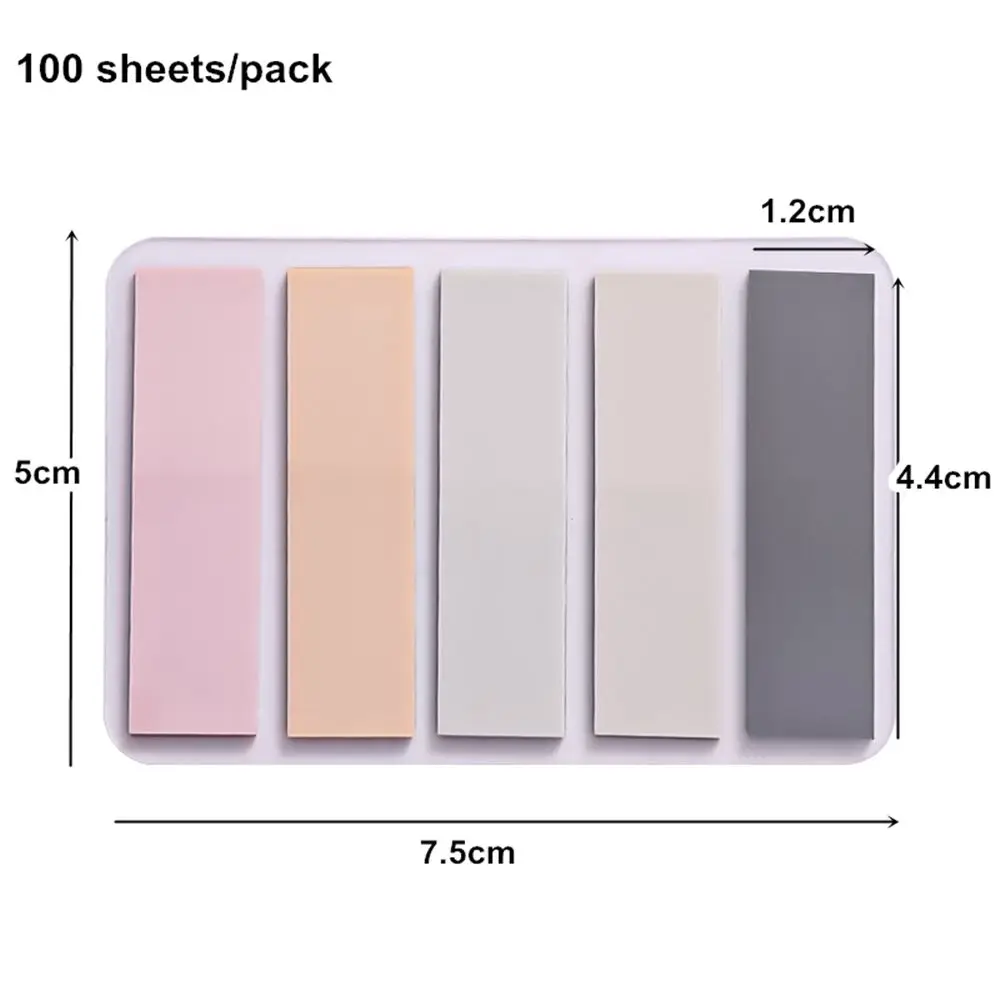100 Sheets Vintage Color Bookmark Label Tab Strip Office Supplies Memo Pad Sticky Notes Index Flags Paster Sticker
100 Sheets Vintage Color Bookmark Label Tab Strip Office Supplies Memo Pad Sticky Notes Index Flags Paster Sticker
