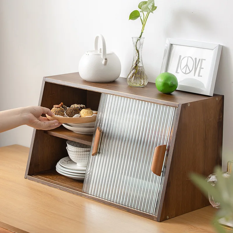 Solid Wood Glass Sideboard Kitchen Countertop Cupboard Sliding Door Storage Cabinet Double-door Multi-layer Storage Cabinet
Solid Wood Glass Sideboard Kitchen Countertop Cupboard Sliding Door Storage Cabinet Double-door Multi-layer Storage Cabinet