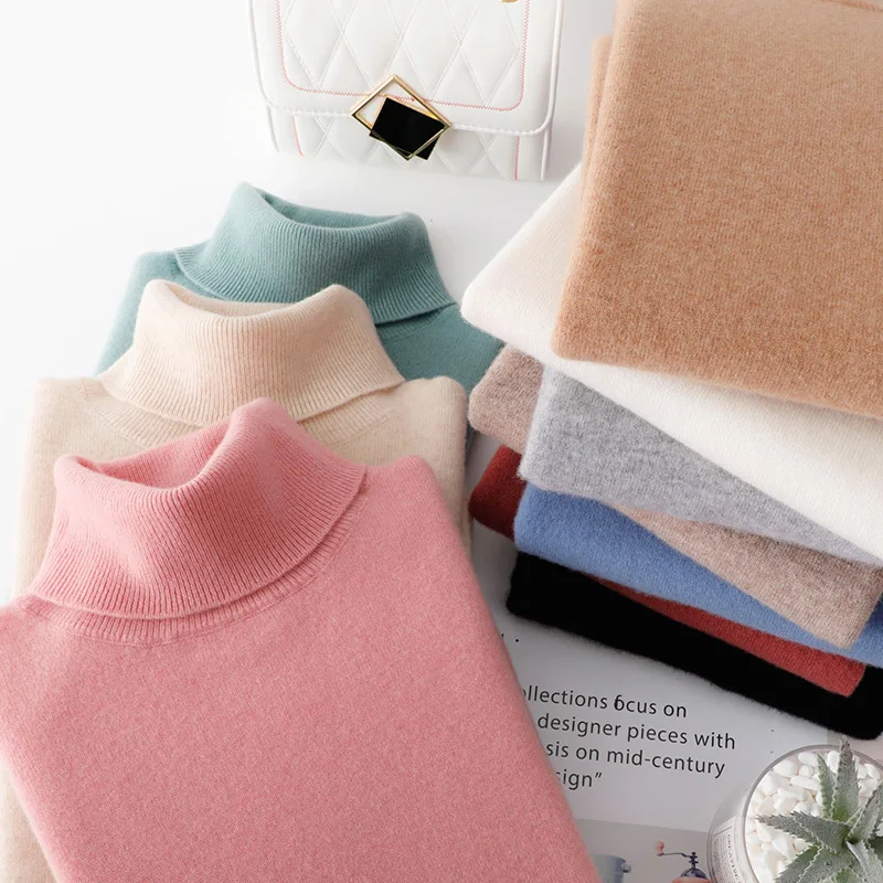 Knitted sweater cashmere sweater female 100% merino wool turtleneck fashion pullover autumn and winter pullover blouse
Knitted sweater cashmere sweater female 100% merino wool turtleneck fashion pullover autumn and winter pullover blouse