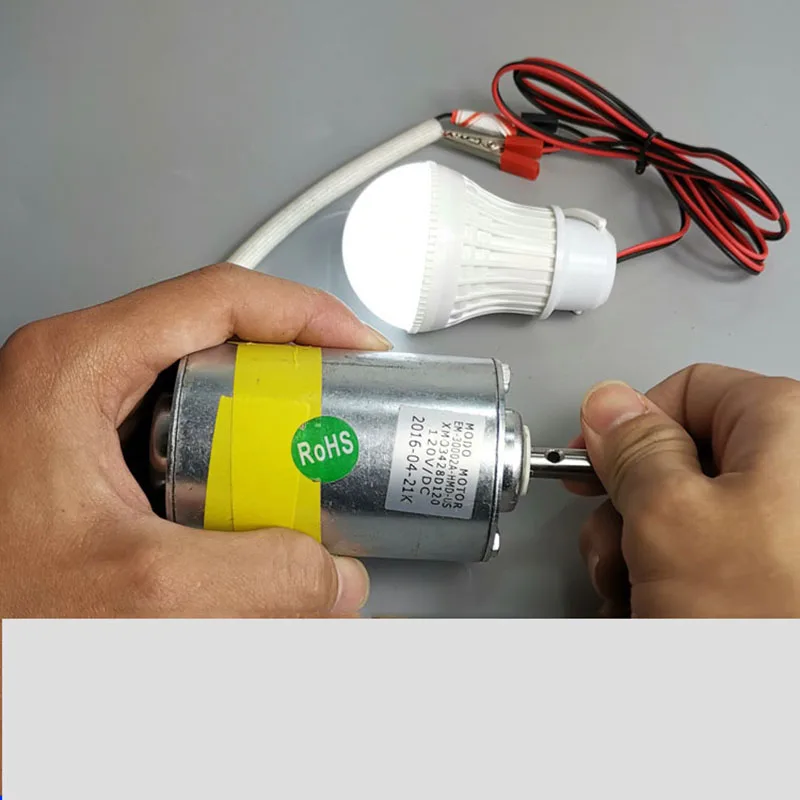 55W DC Motor DC120V 2500RPM Generator Household Small Hand Wind Turbine High Power Motor
55W DC Motor DC120V 2500RPM Generator Household Small Hand Wind Turbine High Power Motor
