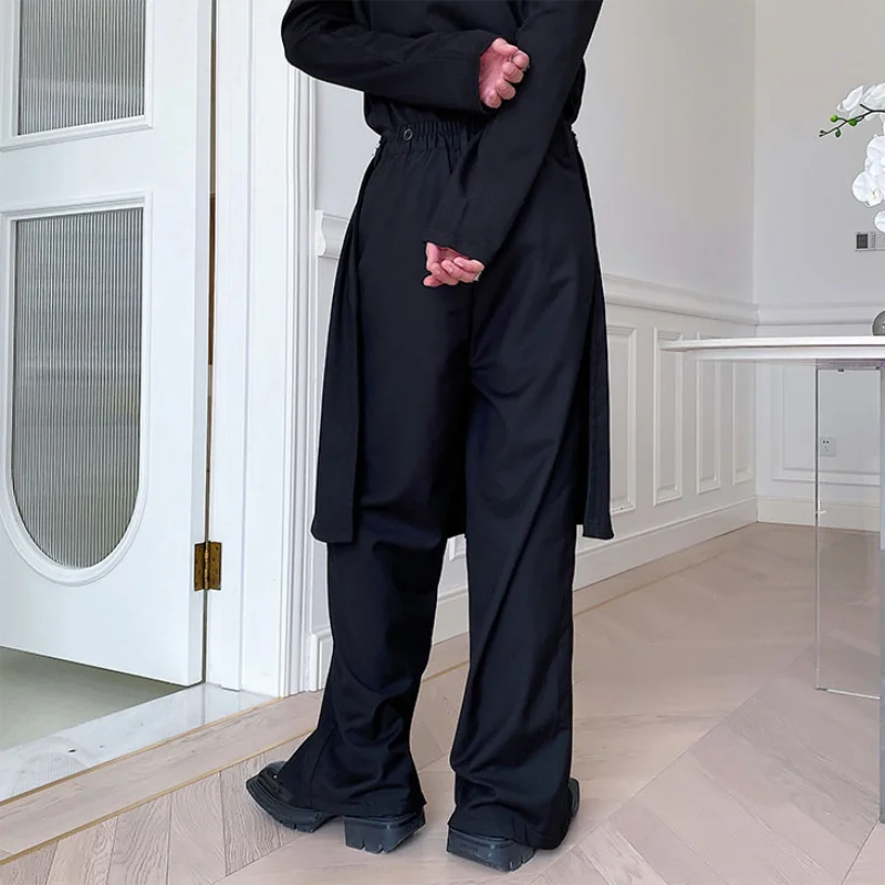 Men's Suit Straight Pants Spring And Autumn New Personality Detachable Two-Piece Set Button Decoration Leisure Large Pants
Men's Suit Straight Pants Spring And Autumn New Personality Detachable Two-Piece Set Button Decoration Leisure Large Pants
