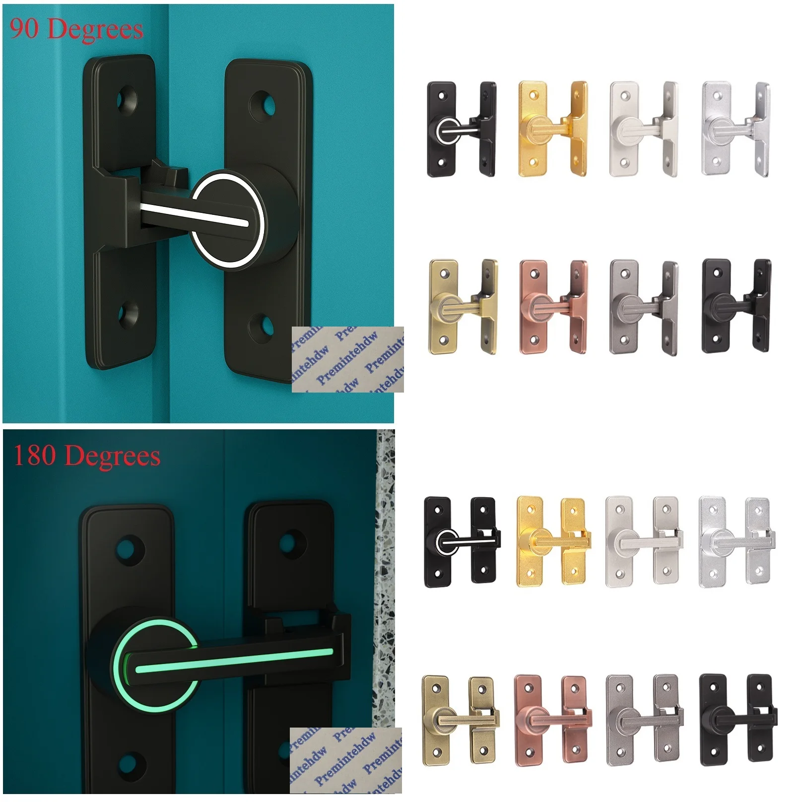 1Pc Zinc 90 180 Degrees Flip Latch For Bedroom Balcony Door Window Fluorescent
1Pc Zinc 90 180 Degrees Flip Latch For Bedroom Balcony Door Window Fluorescent