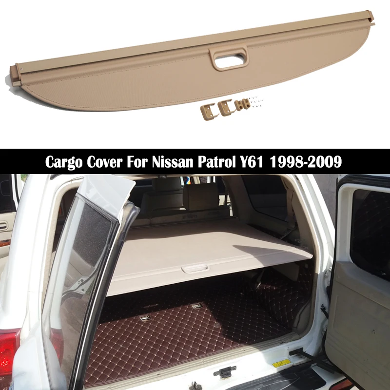 Rear Cargo Cover For Nissan Patrol Y61 1998-2009 privacy Trunk Screen Security Shield shade Auto Accessories
Rear Cargo Cover For Nissan Patrol Y61 1998-2009 privacy Trunk Screen Security Shield shade Auto Accessories