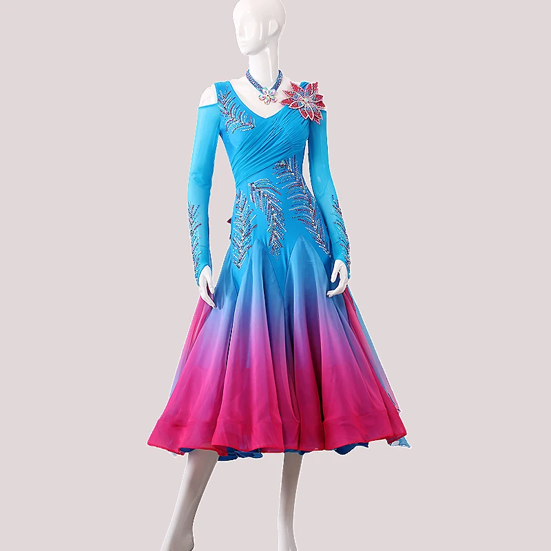 High-class Modern Dress Contest Skirt Ballroom Dance Full Skirt New Ballroom Dance Full Waltz Ballroom Dance
High-class Modern Dress Contest Skirt Ballroom Dance Full Skirt New Ballroom Dance Full Waltz Ballroom Dance