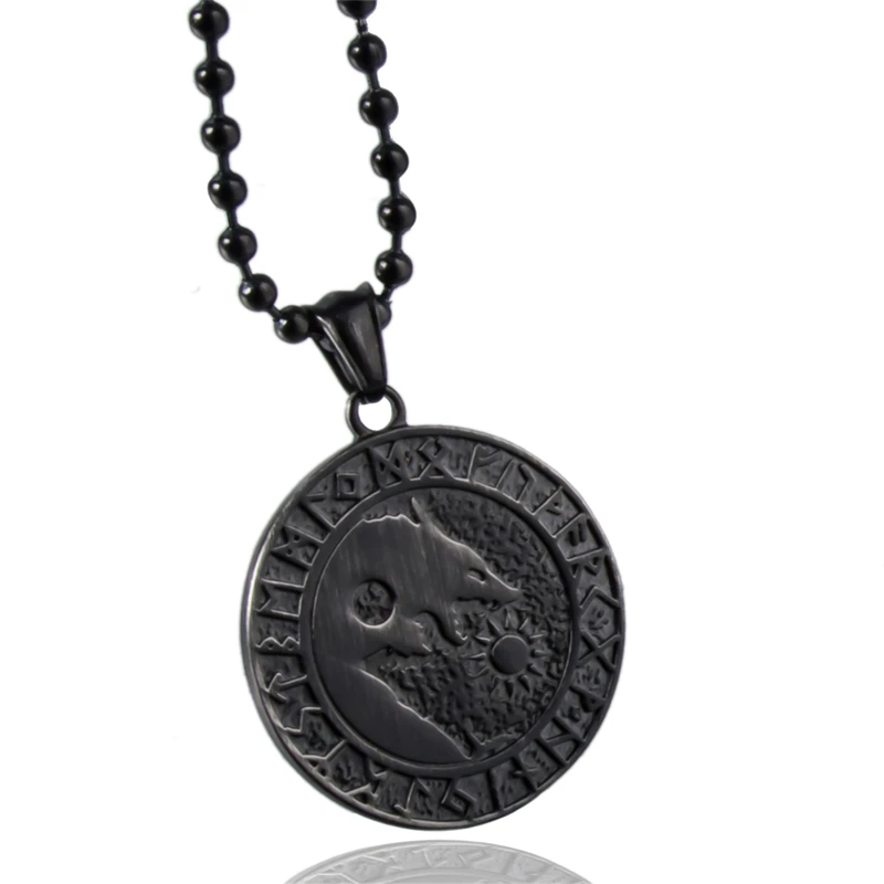 Elfasio Men's Vintage Black Stainless Steel Pendants Viking Bear Rune Symbol Amulet Necklace
Elfasio Men's Vintage Black Stainless Steel Pendants Viking Bear Rune Symbol Amulet Necklace
