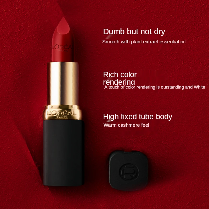 Loreal Clarinet Lipstick 666 Lipstick Red Milk Tea Matte Long-Lasting White 317
Loreal Clarinet Lipstick 666 Lipstick Red Milk Tea Matte Long-Lasting White 317