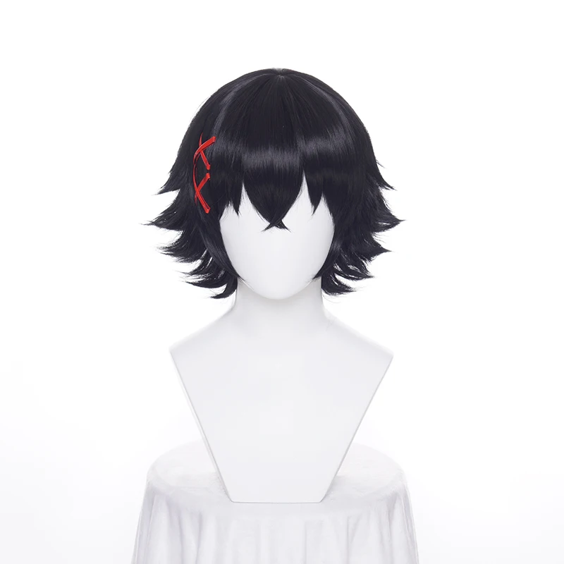 Tokyo Ghoul:re Juzo Suzuya Juuzou Short Black JUZO SUZUYA / REI Synthetic Hair Cosplay Costume Wig + Wig Cap + 5 Red Hairpins
Tokyo Ghoul:re Juzo Suzuya Juuzou Short Black JUZO SUZUYA / REI Synthetic Hair Cosplay Costume Wig + Wig Cap + 5 Red Hairpins