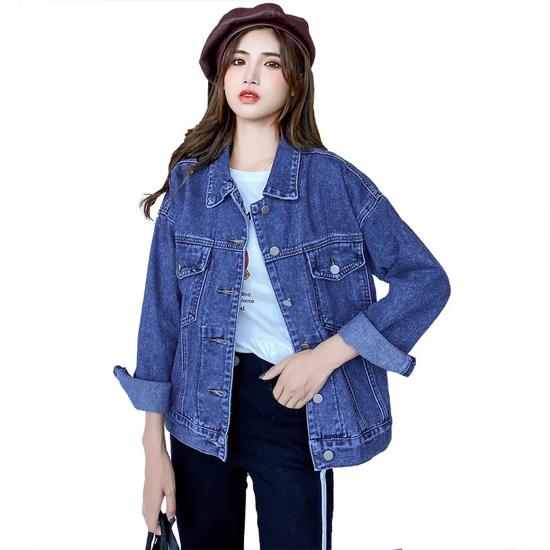 Short Denim Jackets Women Wash Long Sleeve Vintage Casual Jean Jacket Bomber Denim Coat for 2020 Autumn New
Short Denim Jackets Women Wash Long Sleeve Vintage Casual Jean Jacket Bomber Denim Coat for 2020 Autumn New