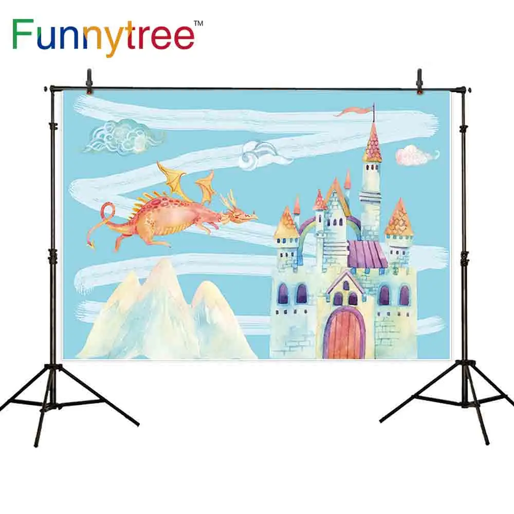 Funnytree Photography Backdrops Blue Cute Dragon Mountains Fairy Clouds Castle White Graffiti Kinder Photo Background Photocall
Funnytree Photography Backdrops Blue Cute Dragon Mountains Fairy Clouds Castle White Graffiti Kinder Photo Background Photocall