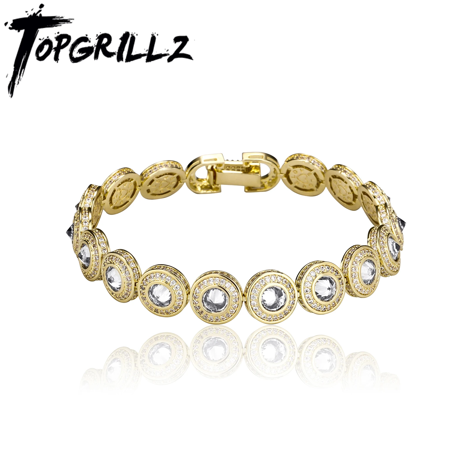 Браслет topgrill Z мужской/женский со сверкающим круглым фианитом, украшение в стиле хип-хоп с надписью «LOVE», ПАВЕ, полное украшение из фианита, 15 мм
Браслет topgrill Z мужской/женский со сверкающим круглым фианитом, украшение в стиле хип-хоп с надписью «LOVE», ПАВЕ, полное украшение из фианита, 15 мм