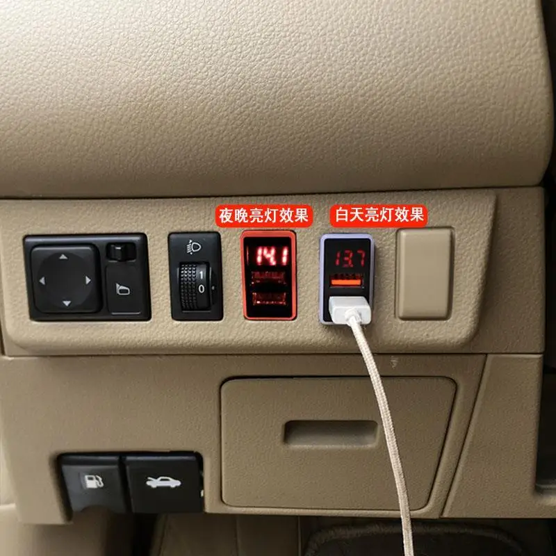 Suitable for Car Nissan Sylphy Modification Dual USB Fast Charge Car Charging Plug U Interface QC3.0 Classic Sylphy Modification
Suitable for Car Nissan Sylphy Modification Dual USB Fast Charge Car Charging Plug U Interface QC3.0 Classic Sylphy Modification
