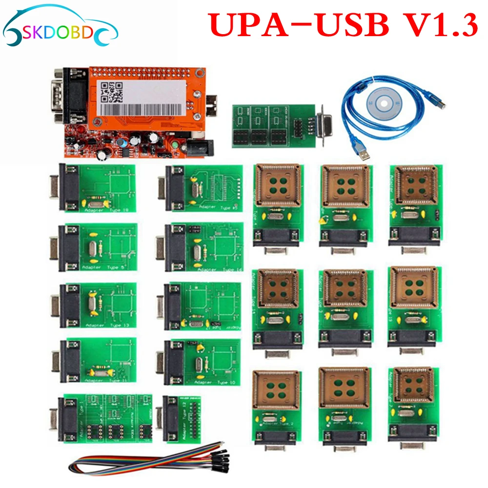 Best Quality UPA 2021 UPA Usb with 1.3 Adapter Programmer Diagnostic-tool UPA-USB ECU Programmer UPA USB V1.3 with Full Adapter
Best Quality UPA 2021 UPA Usb with 1.3 Adapter Programmer Diagnostic-tool UPA-USB ECU Programmer UPA USB V1.3 with Full Adapter