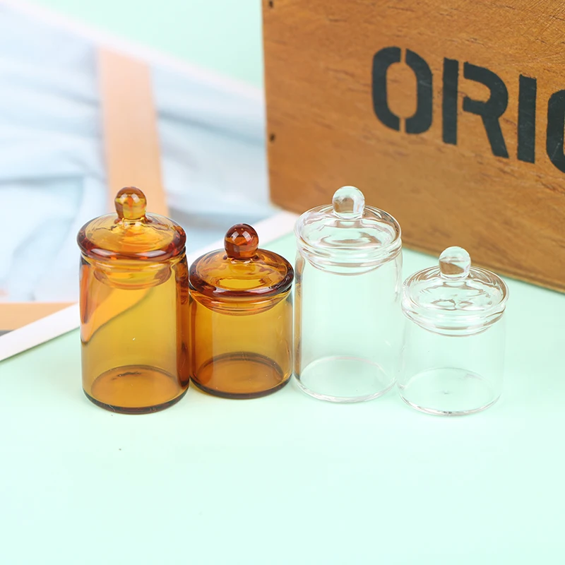 1:12 Dollhouse Mini Glass Candy Jar Coffee Bean Storage Bottle For Doll House Kitchen Decor Toy
1:12 Dollhouse Mini Glass Candy Jar Coffee Bean Storage Bottle For Doll House Kitchen Decor Toy