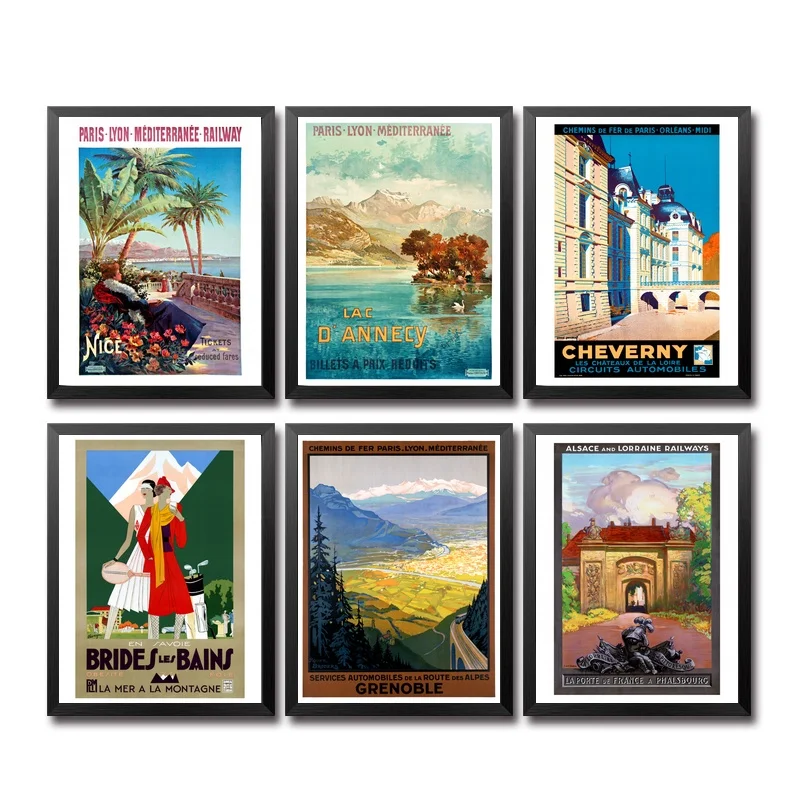 France Lyon Cheverny Bains Grenoble Cruise ship Vintage Travel Poster
France Lyon Cheverny Bains Grenoble Cruise ship Vintage Travel Poster