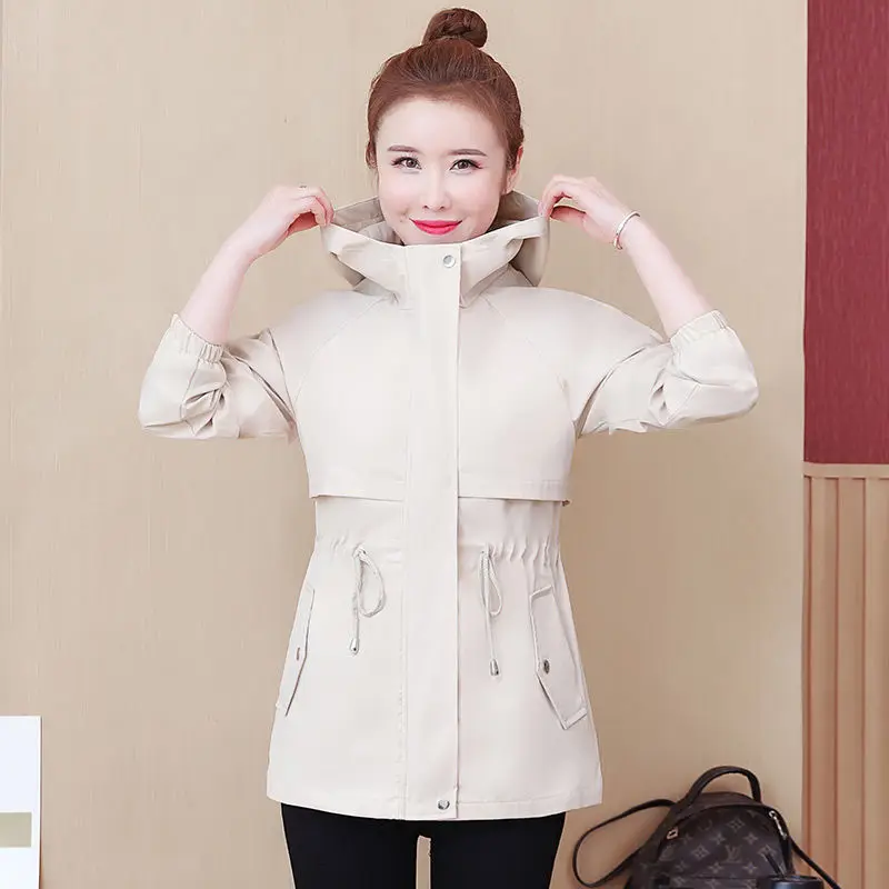 Women 2023 Spring Autumn Windbreaker Plush/No Plush Trench Coat Zipper Jacket Female Thick Hooded Warm Cotton Coat Women Black
Women 2023 Spring Autumn Windbreaker Plush/No Plush Trench Coat Zipper Jacket Female Thick Hooded Warm Cotton Coat Women Black